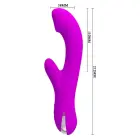 PRETTY LOVE Cornelius USB Heating Vibrator – 21.2 cm (8.3″) – Purple — Photo 4