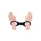 SPORTSHEETS Shadow Large Silicone Cuffs – манжеты – силикон – чёрный — Фото 4
