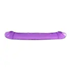 Bubblegum Blast Lollipop Loop – želė dvipusis dildo – violetinis – 25 cm — Nuotrauka 5