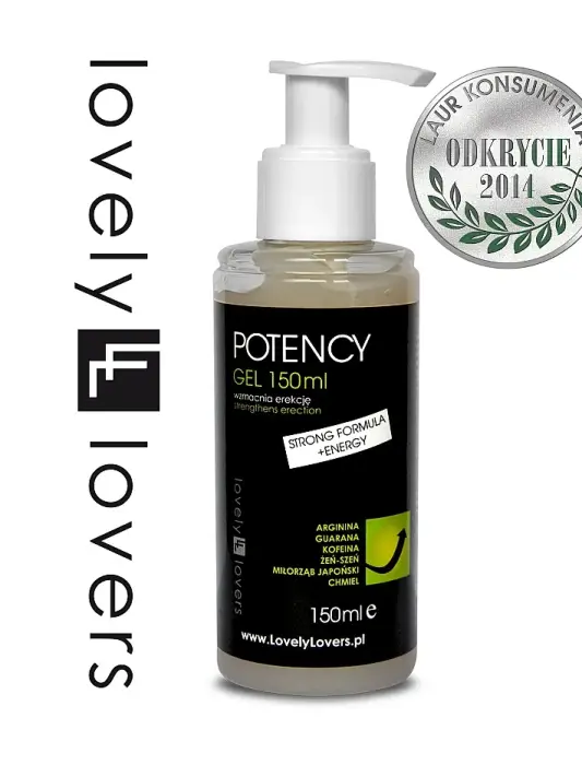 Lovely Lovers Potency Gel 150 ml – сильная формула с гуараной и женьшенем
