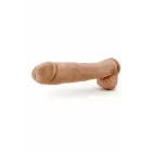 Blush Au Naturel Daddy Dual Density Dildo with Suction Base – 35.6 cm, Mocha — Photo 3