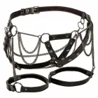 CalExotics Euphoria Multichain Thigh Harness – Black — Photo 1
