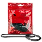 Silicone Slim Wrap Ring - Cock Ring / Ball Strap – 38 cm (15″) – Black — Photo 1
