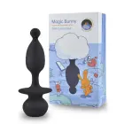 Magic Motion - Bunny programėle valdomas vibruojantis analinis kištukas su zuikio uodega – 13 cm – Daugiaspalvis — Nuotrauka 6