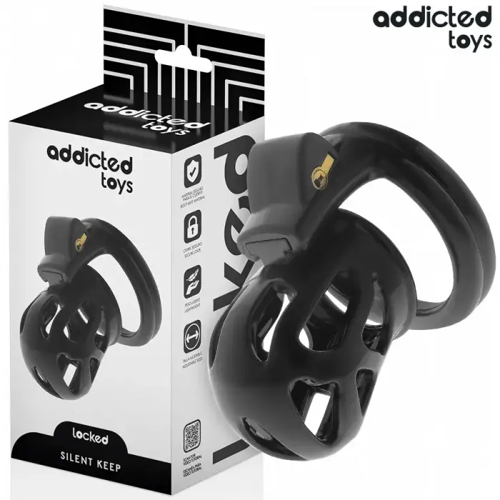ADDICTED TOYS Locked Silent Keep система целомудрия 7.5 cm черный комплект