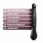 Blush Temptasia Lazarus vibrators ar kustību – 28.5 cm (11.2″) – melns — Foto 5