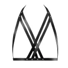 Bijoux Indiscrets MAZE Adjustable Halter Harness – Black – One size — Photo 1