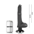 BASECOCK Flexible Vibrating 2-in-1 вибратор – 18.5 см (7.3″) – черный — Фото 3