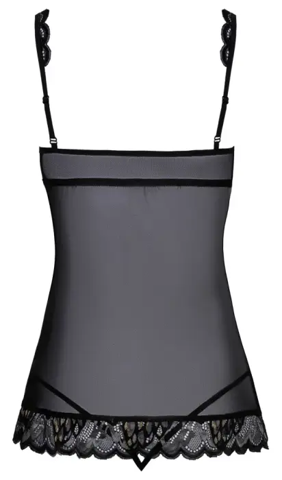 Babydoll ja stringide komplekt – must – S/M Photo