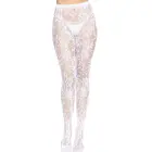 Leg Avenue bezvīļu ziedu mežģīņu zeķubikses – baltas – One Size — Foto 6