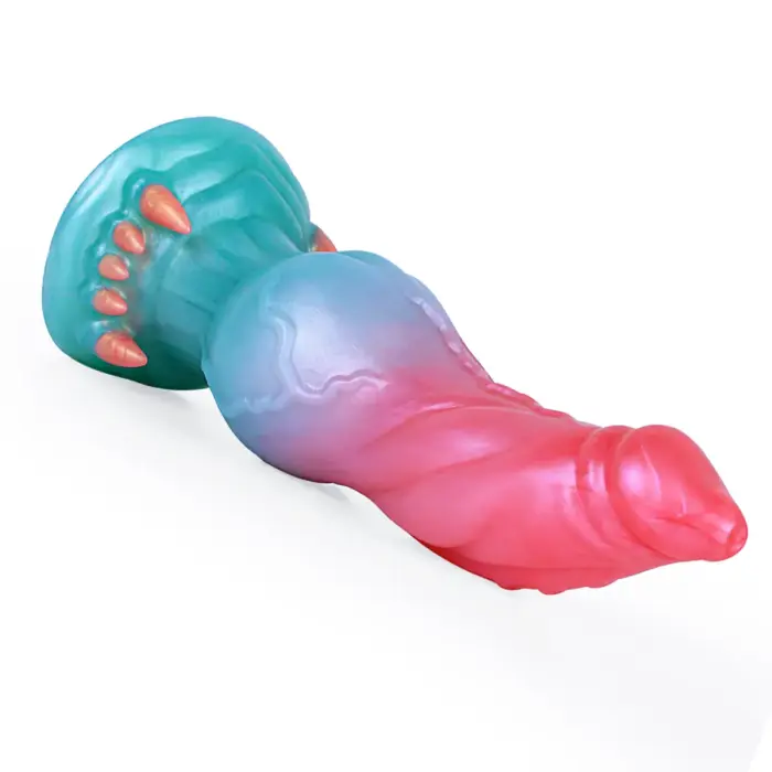 Monstar Cox FrostfangCock dildo – 18.6 cm (7.3″) – Rozā/Zils Foto 8