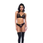 Rock Star Bralette Set – Black – S/M — Photo 2