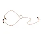 Rose Gold Nipple Clamps with Chains — Photo 7