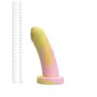 Kiotos Revolt Pink Smash 19 – silikoninis dildo – 19 cm — Nuotrauka 4