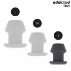 Addicted Toys Extreme õõnes silikoonist anaaltapp – S – 7.5 cm – must — Foto 5