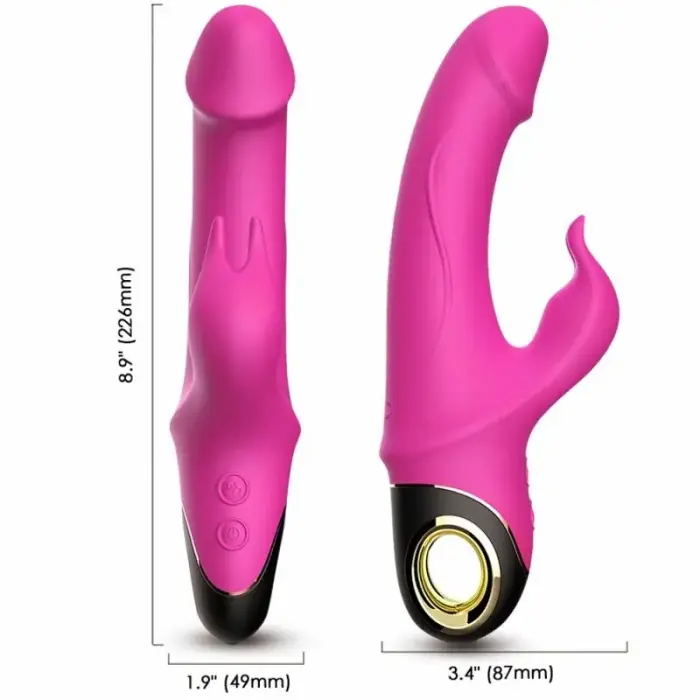 ARMONY Meteor truša vibrators – 22.7 cm – rozā