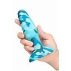 b-Vibe Rimming 2 Camo – вращающаяся и вибрирующая силиконовая анальная пробка с массажными шариками – камуфляж – USB — Фото 4