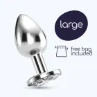 Bijou anaalne ehtetapp – L – 8 cm (3.1″) – Läbipaistev — Foto 6