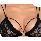 Cottelli LINGERIE mežģīņu krūštura un biksīšu komplekts – melns – L — Foto 7