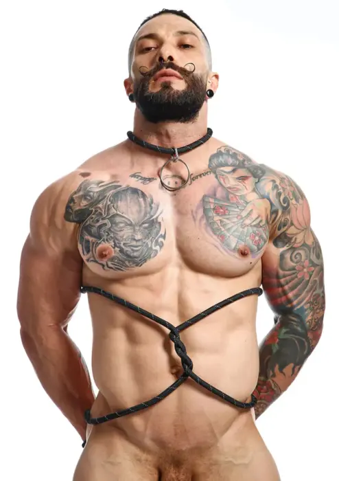 DNGEON Cock Ring Rope – Black