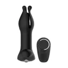 Teazers Anal Expanding Butt Plug – vibrējošs paplašinošs anālais korķis – silikons – melns — Foto 4