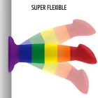 MYTHOLOGY Garrick Pride Intīmā ierīce M – 16.5 cm – Daudzkrāsains — Foto 4