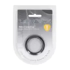 LEVELZ Wide O Silicone Cock Ring – M – 35 mm – Black — Photo 1
