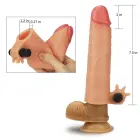 Love Toy Natural Vibrating Silicone Extender – 19 cm (7.5″) – Skin — Photo 2