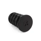 Mr. Steel Deep Stimulation Ribbed Anal Plug – L – Black — Photo 5