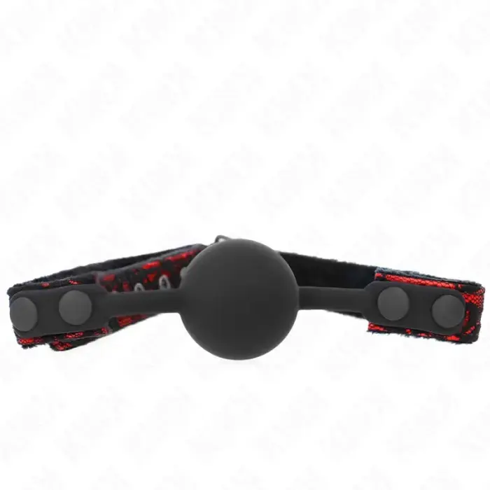 KINK Scandal Silicone Ball Gag 4cm – Black