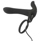 Black Velvets Couples Vibrator – Black — Photo 9