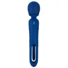 Sweet Smile 2in1 wand vibratorius su liežuvėlio funkcija – 24.3 cm (9.6″) – violetinis — Nuotrauka 5