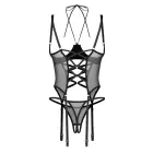 Obsessive Dominna Corset with Open Cups and Halterneck – Black – 2XL/3XL — Photo 4