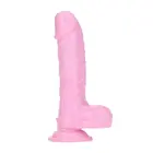 Bubble Gum Scented Dildo – 18 cm (7″) – Pink — Photo 3