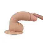 LoveToy Real Extreme Dildo – реалистичный дилдо – ПВХ – телесный – 17,8 см — Фото 2