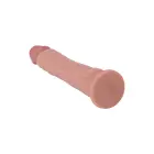 TOYJOY Prabangus dviejų sluoksnių dildo – 25.5 cm (10″) – kūno spalva — Nuotrauka 2