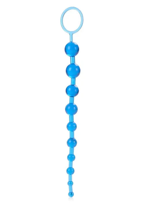 X-10 Beads Platinium anālās krelles – 3 cm – Zilas