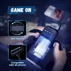 GAME CUP Thrusting and Vibrating Intimate Machine with Heating – black, smartphone holder — Photo 3