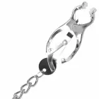 Darkness Adjustable Metal Clamp Set with Chain – Silver — Photo 3