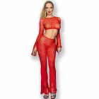 Chilirose CR 4648 Seamless Top & Pant Set Red S/L — Photo 1
