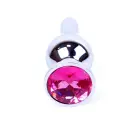Plug-Jewellery Silver anālais spraudnis – 9.5 cm (3.7″) – Rozā — Foto 1