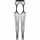 Passion ECO Collection S008 чёрное сетчатое боди – One Size — Фото 4