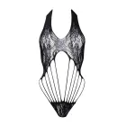 Strappy Lace Teddy – Black – One Size — Photo 7