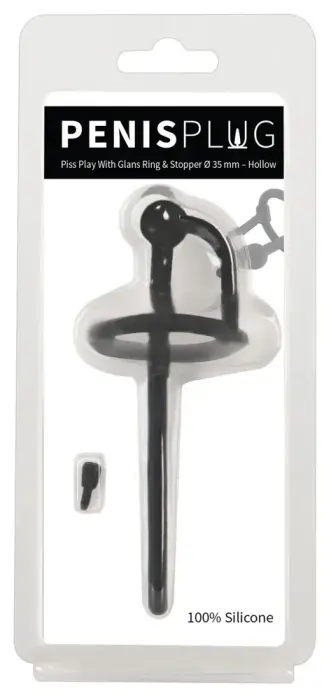 PPlug Piss Play with Stopper – Hollow Penis Plug