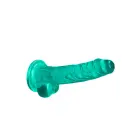Realistic Dildo with Balls and Suction Cup – 19 cm (7.4″) – Clear — Photo 3