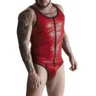 RFP Regnes Fetish Planet Sleeveless Wet Look T-Shirt – Red – S — Photo 1