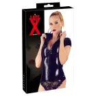 Latex Shirt with Zip – Black – L — Photo 1