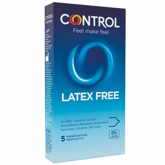 CONTROL Free Polyurethane Ultra-Thin Latex-Free Condoms – 5 pcs