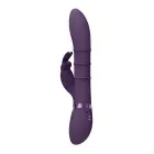 VIVE Sora G taško triušio vibratorius su judančiais stimuliuojančiais žiedais – 24.2 cm (9.5″) – violetinis — Nuotrauka 4