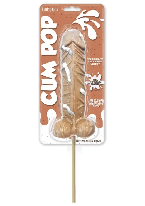 Cum Pops со вкусом шоколада – леденец 17 см